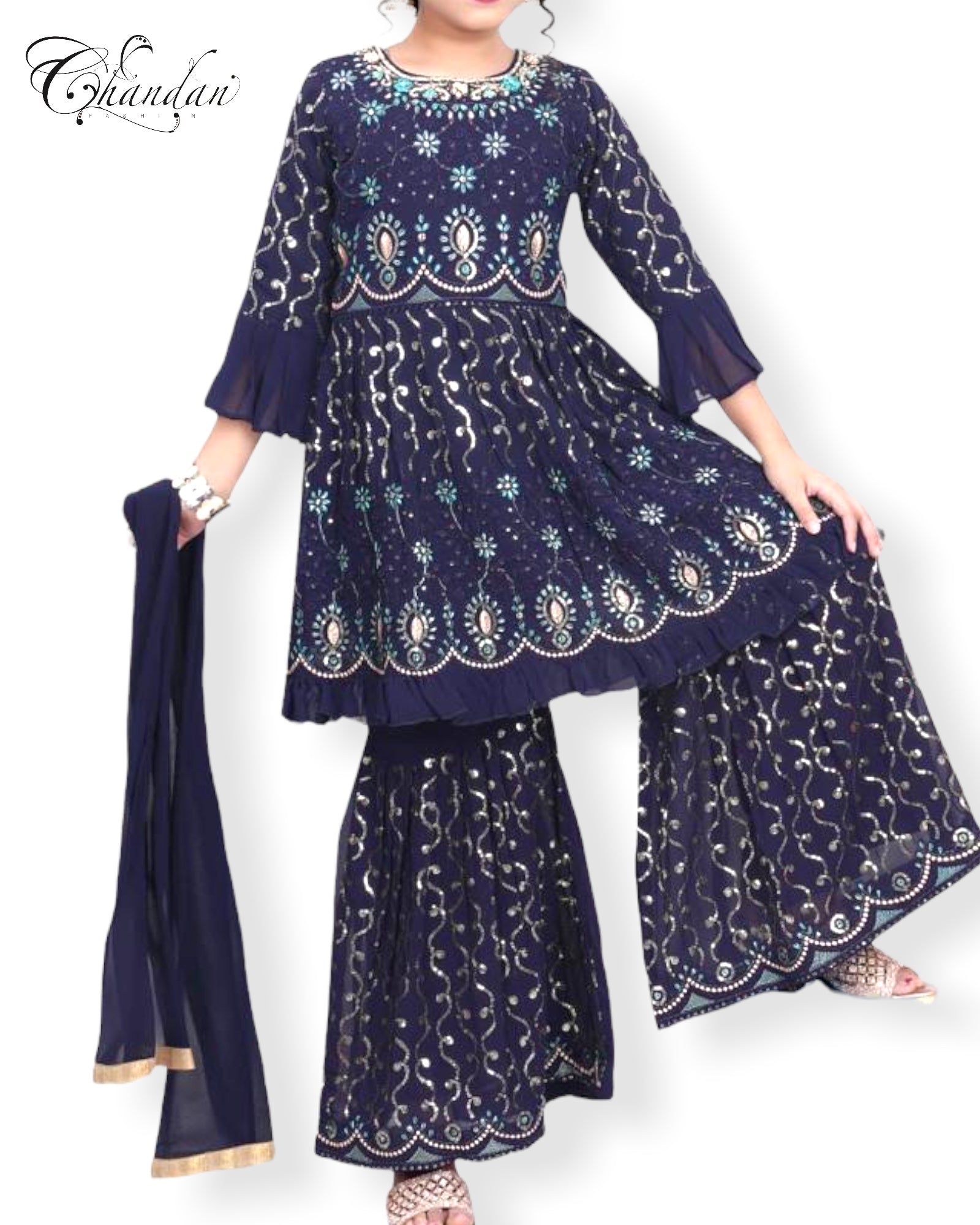 Girls Sharara Suit