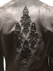 Black Crystal Sherwani