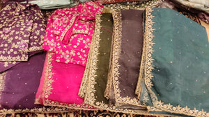 UNSTICHED SAREE