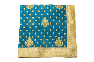 Heavy Saree with Zarkan and Stone