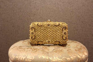 Gold Purse with beads