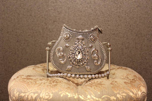 Silver Purse with beads