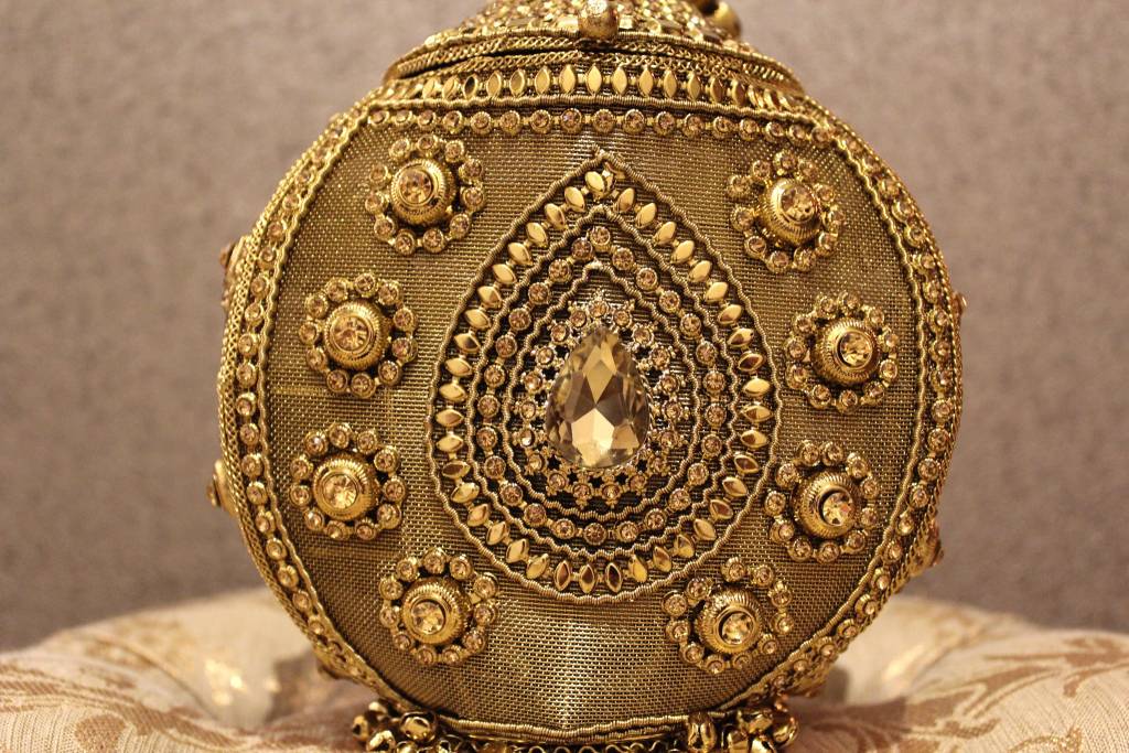 Gold Purse with Jewels