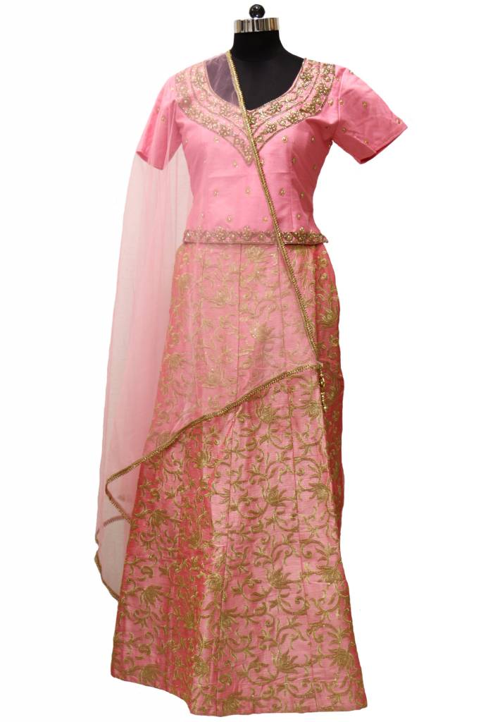 L.Pink Partywear Lehenga Choli 48