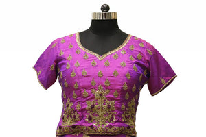 Purple Partywear Lehenga Choli 48