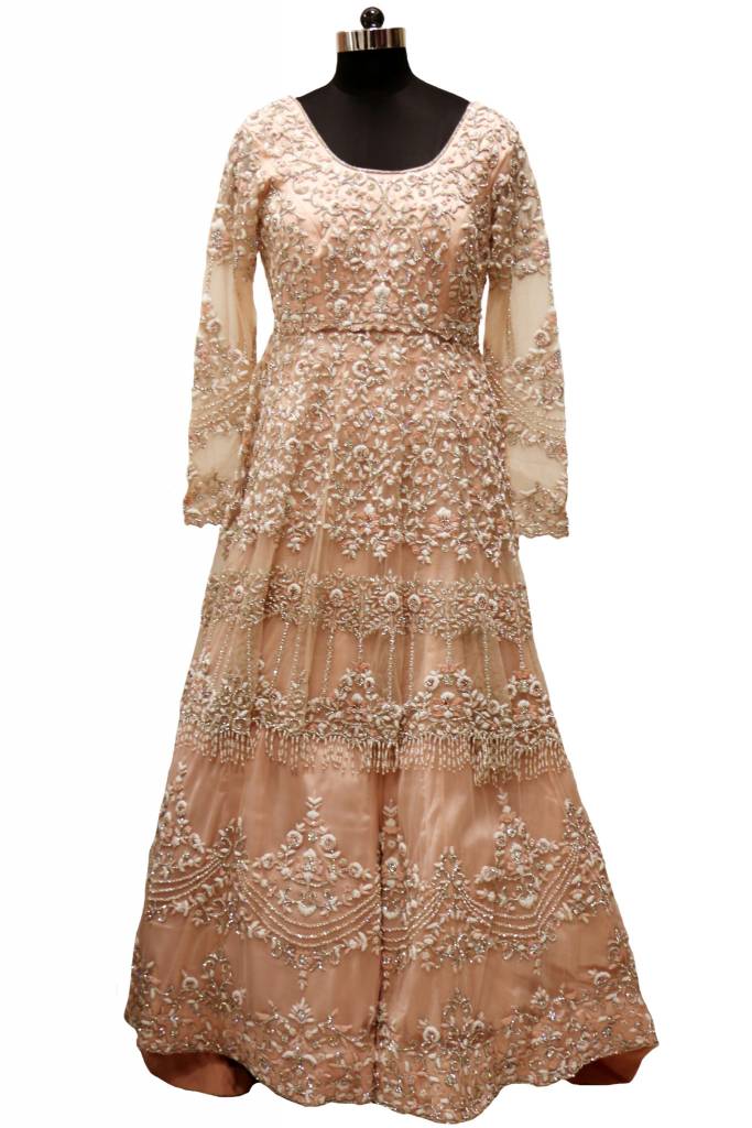 Peach Partywear Lehenga Choli 36