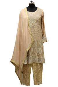 Partywear Ladies Suit With Trouser