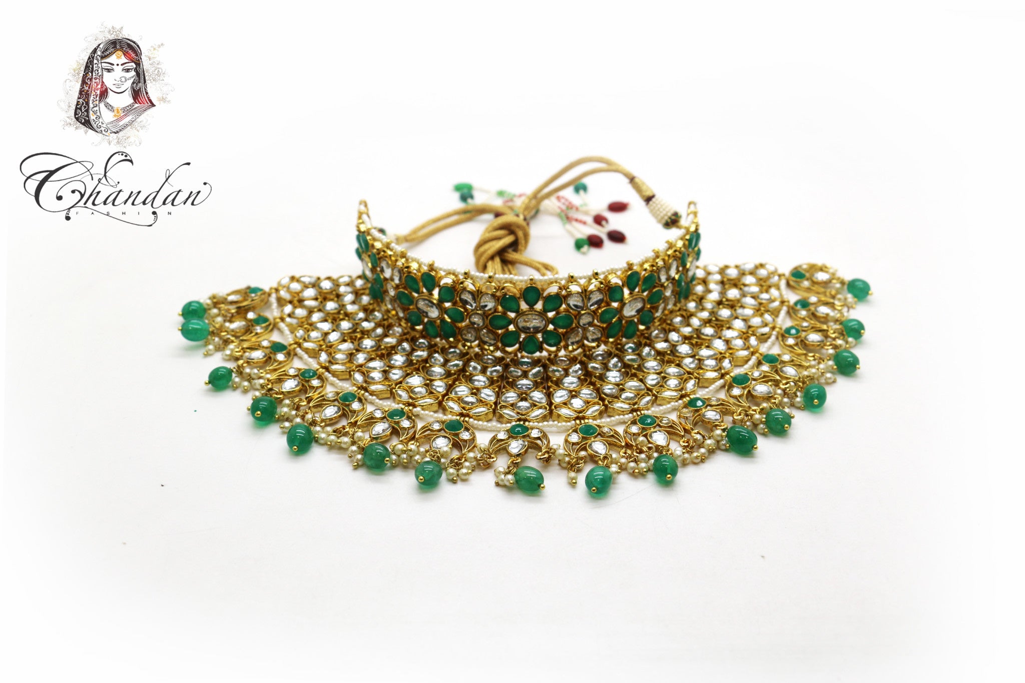 D.Green necklace set