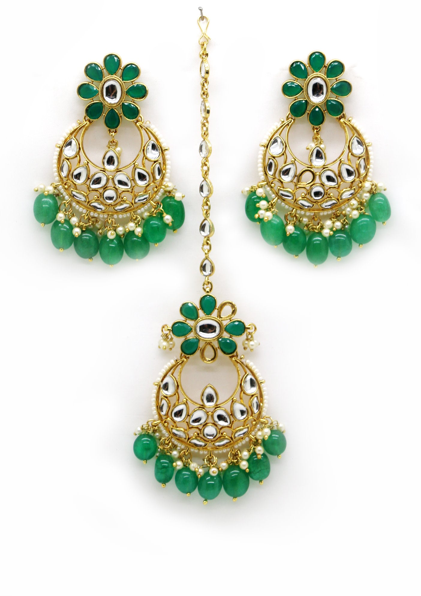 D.Green necklace set