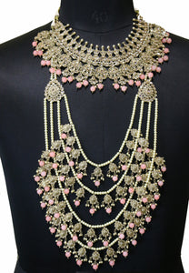 Baby pink bridal set