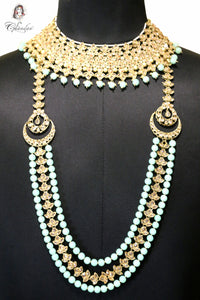 Sea green bridal set