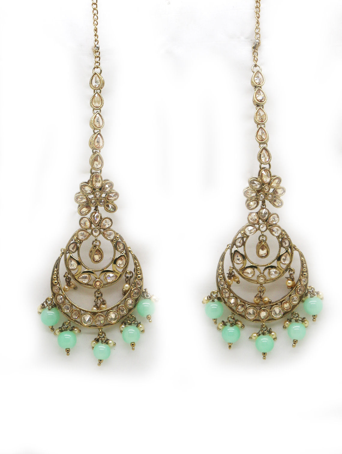 Sea green bridal set