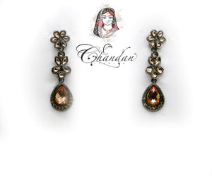 Copper ladies earrings